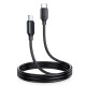 Кабель JoyRoom S-A9 Long-Lasting Cable Type-C to Type-C 60W 3A 1m Black