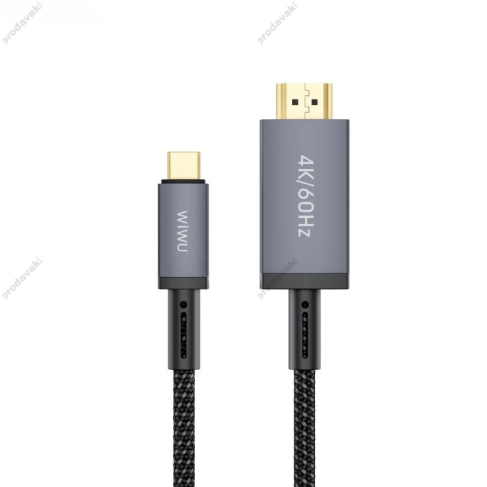 Кабель Wiwu Wi-C049 Legend Series Converter Type-C to HDMI 4K 2m Black