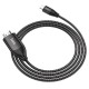 Кабель HOCO UA16 HD on-screen cable Type-C to HDMI 4K 2m Black