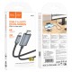 Кабель HOCO UA27 HD on-screen cable Type-C to HDTV (HDMI) 4K 2m Metal-grey