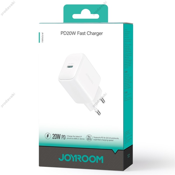 Мережевий зарядний пристрій JoyRoom JR-TCF20 20W White