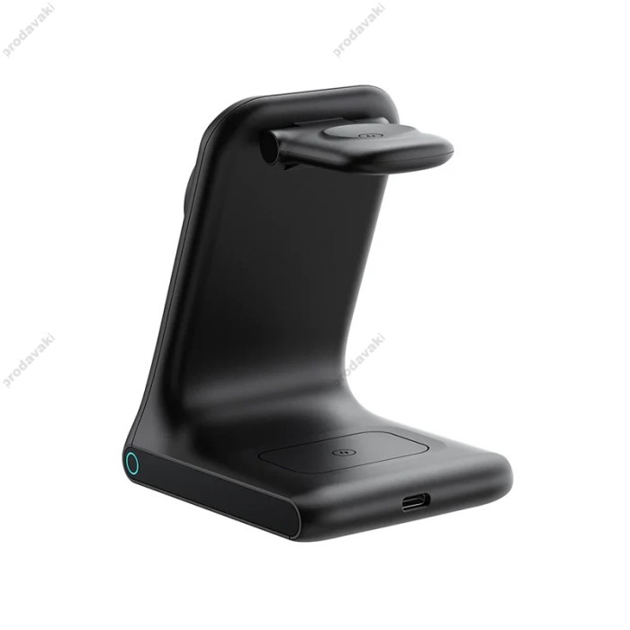 Бездротова зарядка Joyroom JR-W15 Wireless Charging Station Black