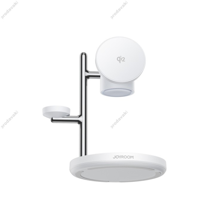 Бездротова зарядка Joyroom JR-W23 4в1 Wireless Charging White