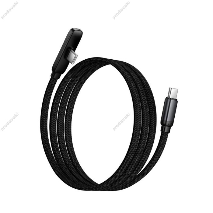Кабель Borofone BX126 Skillful Nylon Cable Type-C to Type-C 60W 3A 1m Black
