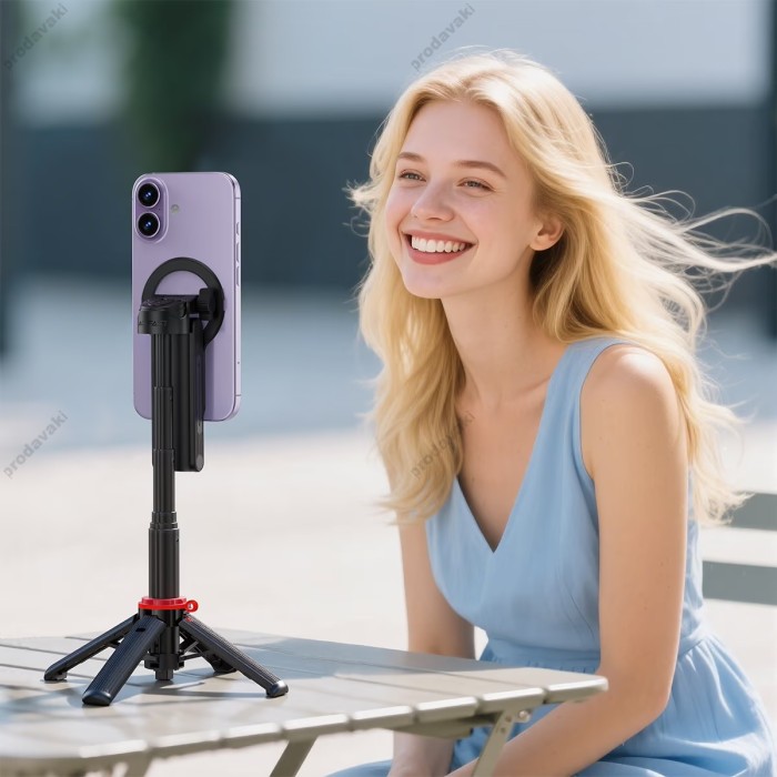 Монопод-трипод ACEFAST E72 multifunctional mini selfie stick 0.463m Black