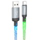 Кабель HOCO U112 Shine charging data cable USB to Type-C 3A 1m Black