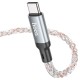 Кабель HOCO U112 Shine charging data cable USB to Type-C 3A 1m Black