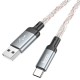 Кабель HOCO U112 Shine charging data cable USB to Type-C 3A 1m Black