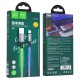Кабель HOCO U112 Shine charging data cable USB to Type-C 3A 1m Black