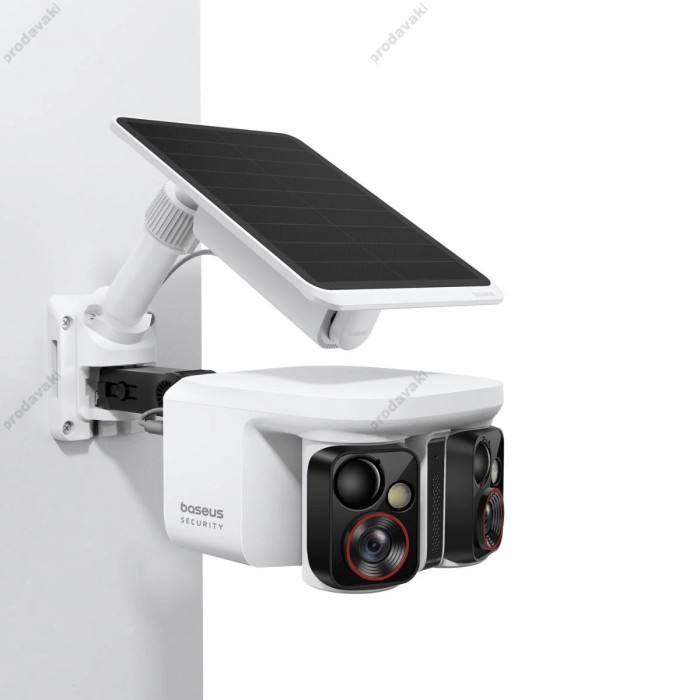 Камера відеоспостереження Baseus Security X1 Pro Outdoor Dual Camera 3K White S0003500