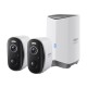 Камера відеоспостереження Baseus Security N1 Plus Outdoor Camera 2k 2-cam White S0TY002131