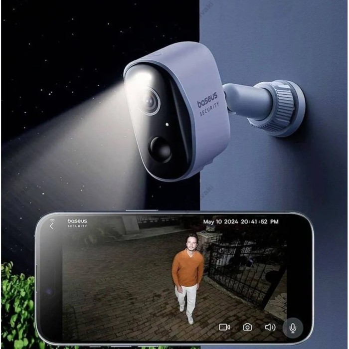 Камера відеоспостереження Baseus Security N1 Plus Outdoor Camera 2k 4-cam White S0TY012131