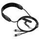 Кабель HOCO U145 charging data cable neck hanging with massager Type-C to Type-C 100W 5A 1.4m Black