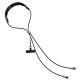Кабель HOCO U145 charging data cable neck hanging with massager Type-C to Type-C 100W 5A 1.4m Black