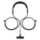 Кабель HOCO U145 charging data cable neck hanging with massager Type-C to Type-C 100W 5A 1.4m Black