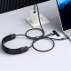 Кабель HOCO U145 charging data cable neck hanging with massager Type-C to Type-C 100W 5A 1.4m Black