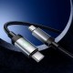 Кабель HOCO X117 Star charging data cable Type-C to Type-C 60W 3A 1m Black