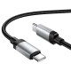 Кабель HOCO X117 Star charging data cable Type-C to Type-C 60W 3A 1m Black