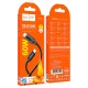 Кабель HOCO X122 Benefit silicone charging data cable Type-C to Type-C 60W 3A 1m Black