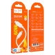 Кабель HOCO X122 Benefit silicone charging data cable Type-C to Type-C 60W 3A 1m White