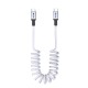 Кабель Veron CC13 Silicone Cable Type-C to Type-C 60W 3A 1.8m White