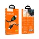 Кабель HOCO U146 Mundo charging data cable Type-C to Type-C 60W 3A 1.2m Black
