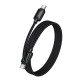 Кабель HOCO U146 Mundo charging data cable Type-C to Type-C 60W 3A 1.2m Black