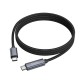 Кабель HOCO X112 Favor PD charging data cable with display Type-C to Type-C 60W 3A 1m Black
