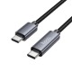 Кабель HOCO X112 Favor PD charging data cable with display Type-C to Type-C 60W 3A 1m Black