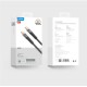 Кабель Rock Z21 Nylon Cable Type-C to Type-C 100W 5A 1.2m Black