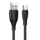 Кабель HOCO X61 Ultimate silicone charging data cable USB to Type-C 3A 1m Black