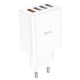 Мережевий зарядний пристрій HOCO C102A Fuerza four-port charger 28.5W White