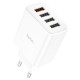 Мережевий зарядний пристрій HOCO C102A Fuerza four-port charger 28.5W White