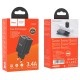 Мережевий зарядний пристрій HOCO C84A Resolute four-port charger 17W Black