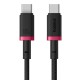 Кабель Baseus Dura Series Type-C to Type-C 100W 5A 2m Black-Red P10377803U01-02