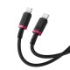 Кабель Baseus Dura Series Type-C to Type-C 100W 5A 2m Black-Red P10377803U01-02