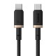 Кабель Baseus Dura Series Type-C to Type-C 100W 5A 2m Black-Gold P10377803U01-02