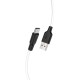 Кабель Hoco X21 Plus Silicone USB to Type-C 3A 2m Black-White