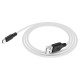 Кабель Hoco X21 Plus Silicone USB to Type-C 3A 2m Black-White