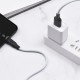 Кабель Hoco X21 Plus Silicone USB to Type-C 3A 2m Black-White