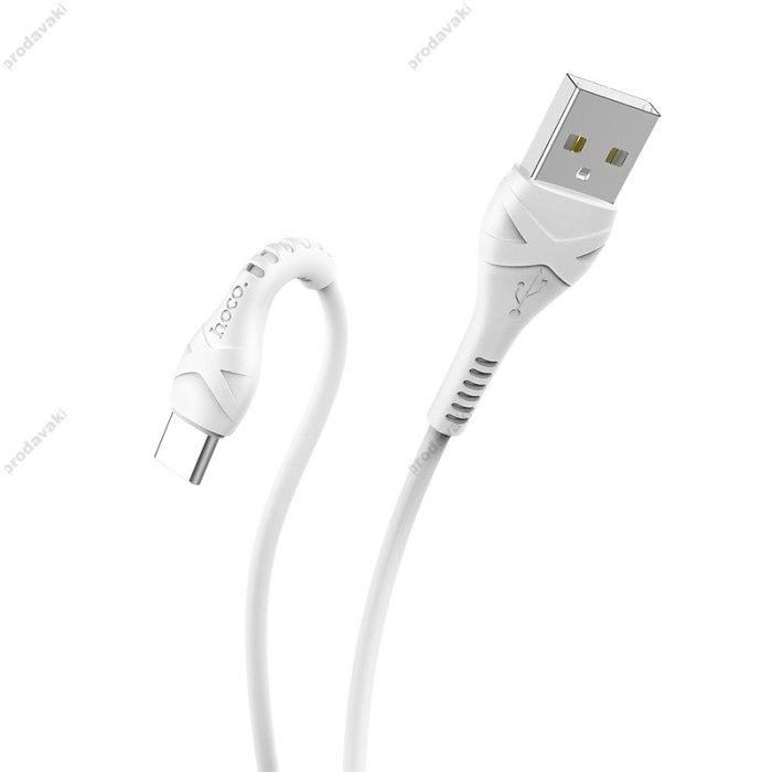 Кабель USB Hoco X37 Cool Power USB to Type-C 3A 1m White