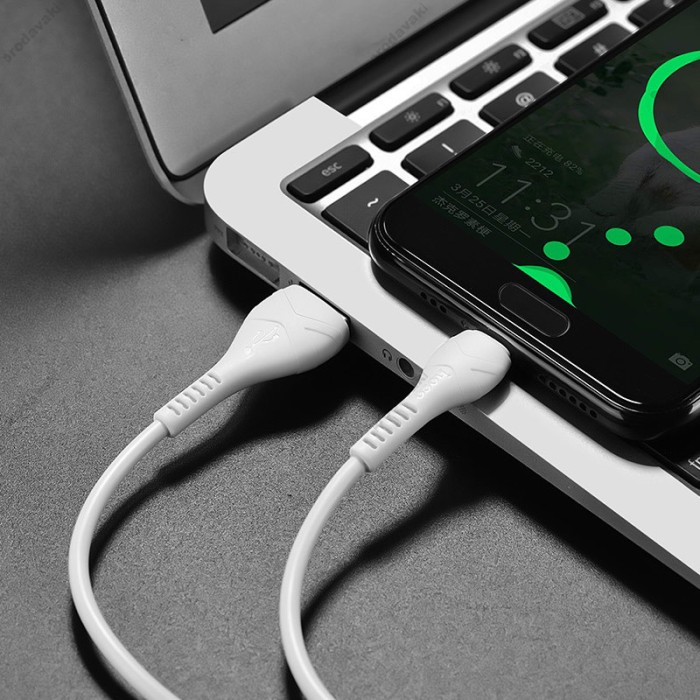 Кабель USB Hoco X37 Cool Power USB to Type-C 3A 1m White