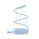 Кабель Baseus PicoGo Magnetic Liquid Silicone Type-C to Type-C 240W 5A 1m Blue P10376800311-00