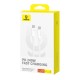 Кабель Baseus Superior Series 2 Fast Charging Cable Type-C to Type-C 240W 5A 1m White P10365200211-02