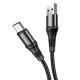 Кабель HOCO X50 Excellent charging data cable USB to Type-C 3A 1m Black