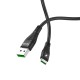 Кабель Hoco U53 Flash USB to Type-C 5A 1.2m Black