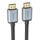 Кабель HOCO US03 Male to Male HD data cable HDMI to HDMI 2.0 4K 1m Black