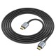 Кабель HOCO US03 Male to Male HD кабель HDMI to HDMI 2.0 4K 3m Black