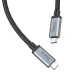 Кабель HOCO US06 HD high speed data cable USB3.2 20Gbps Type-C to Type-C 100W 5A 2m Black