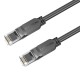 Інтернет кабель (Патч-корд) BOROFONE BUS01 Gigabit network cable CAT6 1Gbps 3m Black